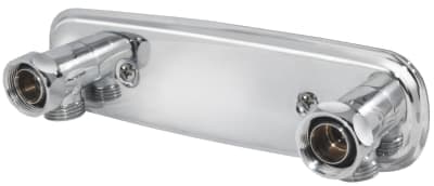 Vatette Blandarfäste 160 cc för synlig rördragning, förkromad mässing