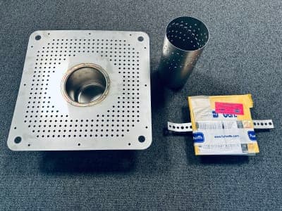 Furhoffs Terrassbrunn FURO 191 – Rostfri brunn med teleskopisk överdel och sidoutlopp Ø75 mm