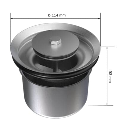 Furo 126VA2 Vattenlås, avstängningsbart