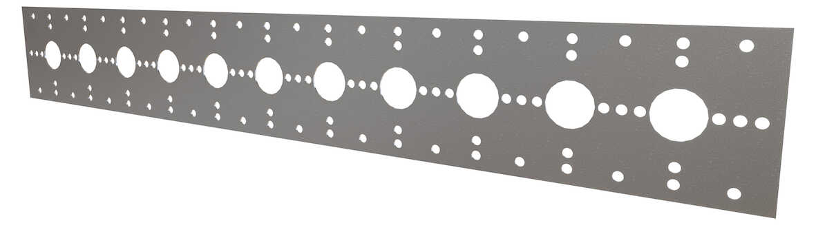 LK Väggskena 60 - Stålplåt Väggfäste | Material Fästen | RSK 1882620